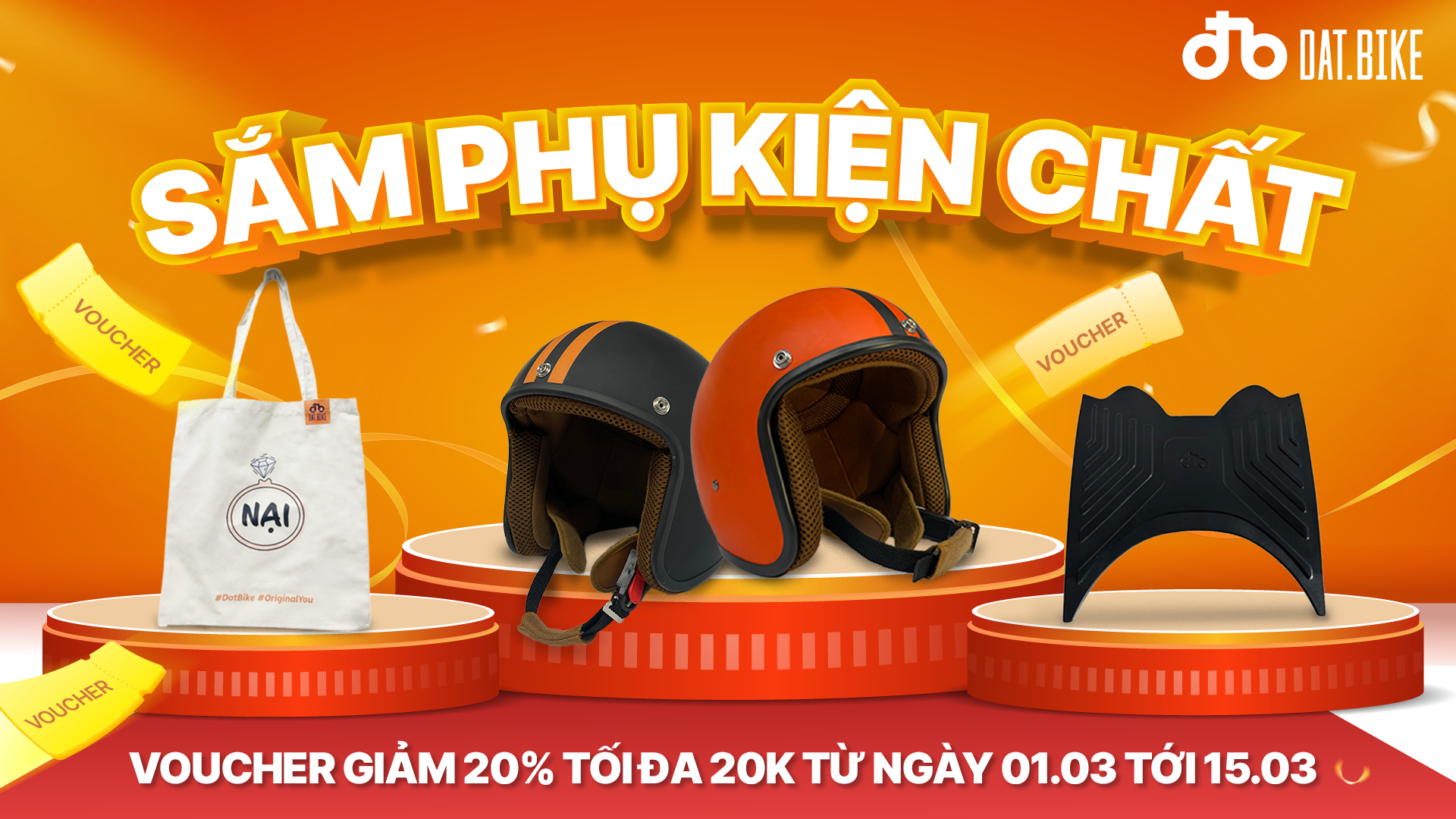 Dat Bike ra mắt Official Store trên Shopee - Mua sắm phụ kiện dễ dàng hơn bao giờ hết