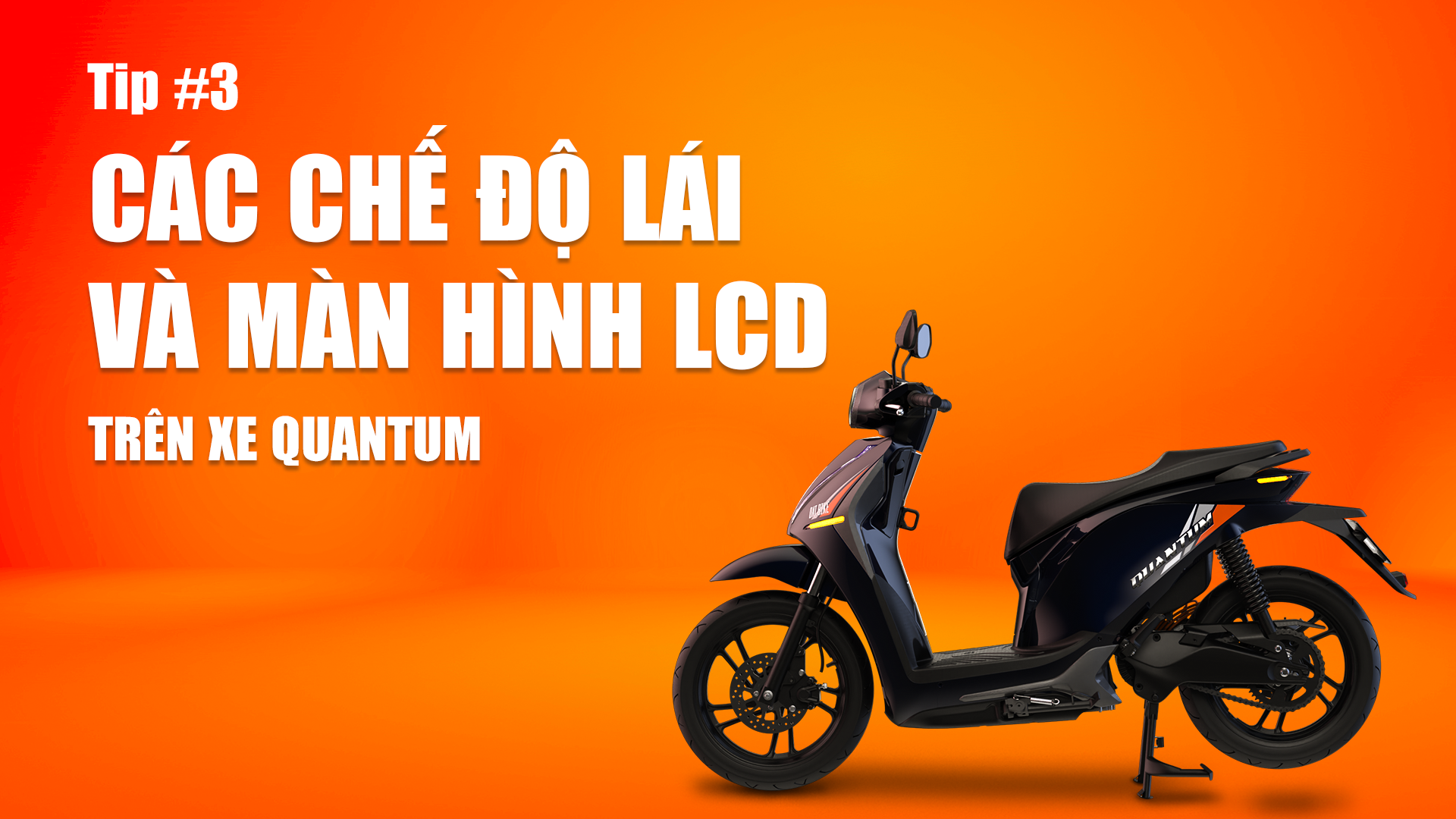Tip #3: Các chế độ lái & màn hình LCD trên xe Quantum