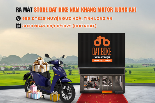 Khai trương Store Dat Bike Nam Khang Motor tại Long An: Thêm một bước tiến trong hành trình phủ sóng miền Tây