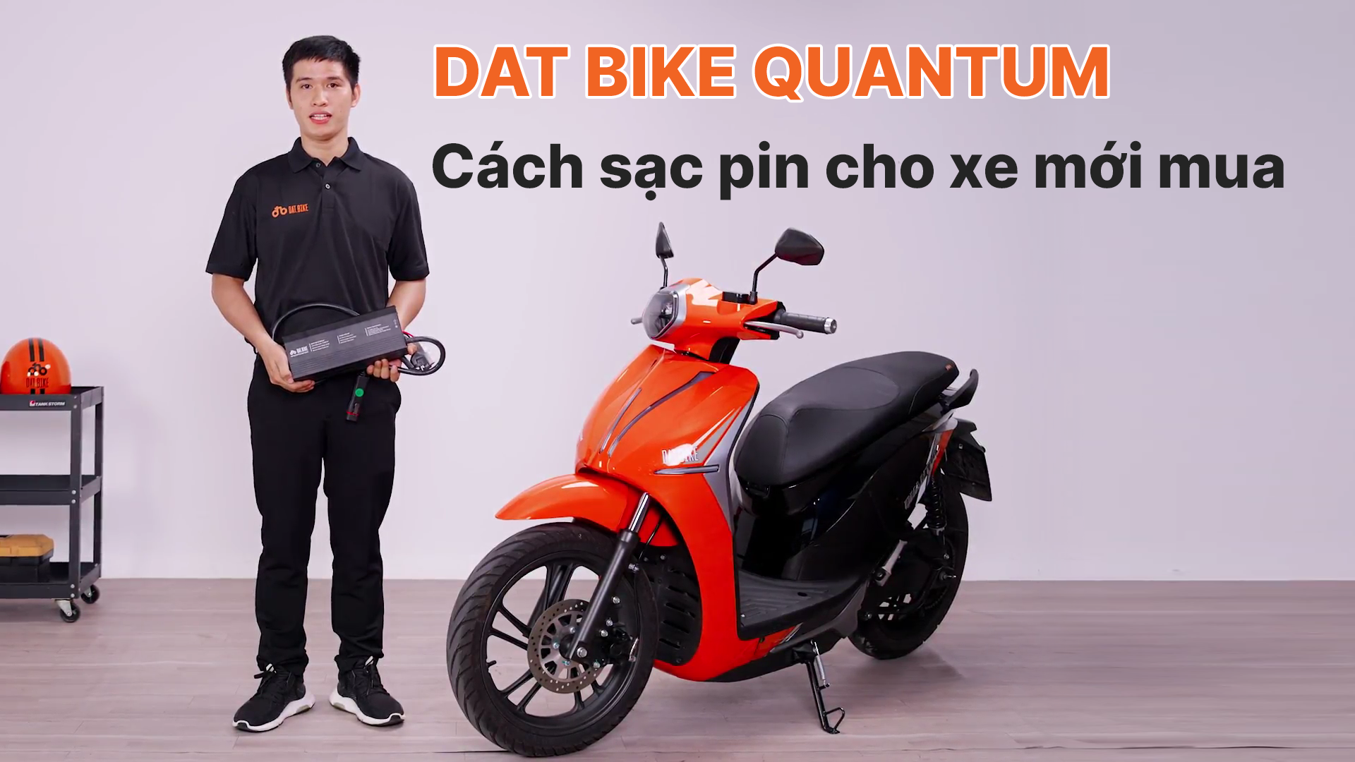 Thay đổi cách tính phần trăm pin và Cách sạc pin cho xe Dat Bike Quantum mới mua