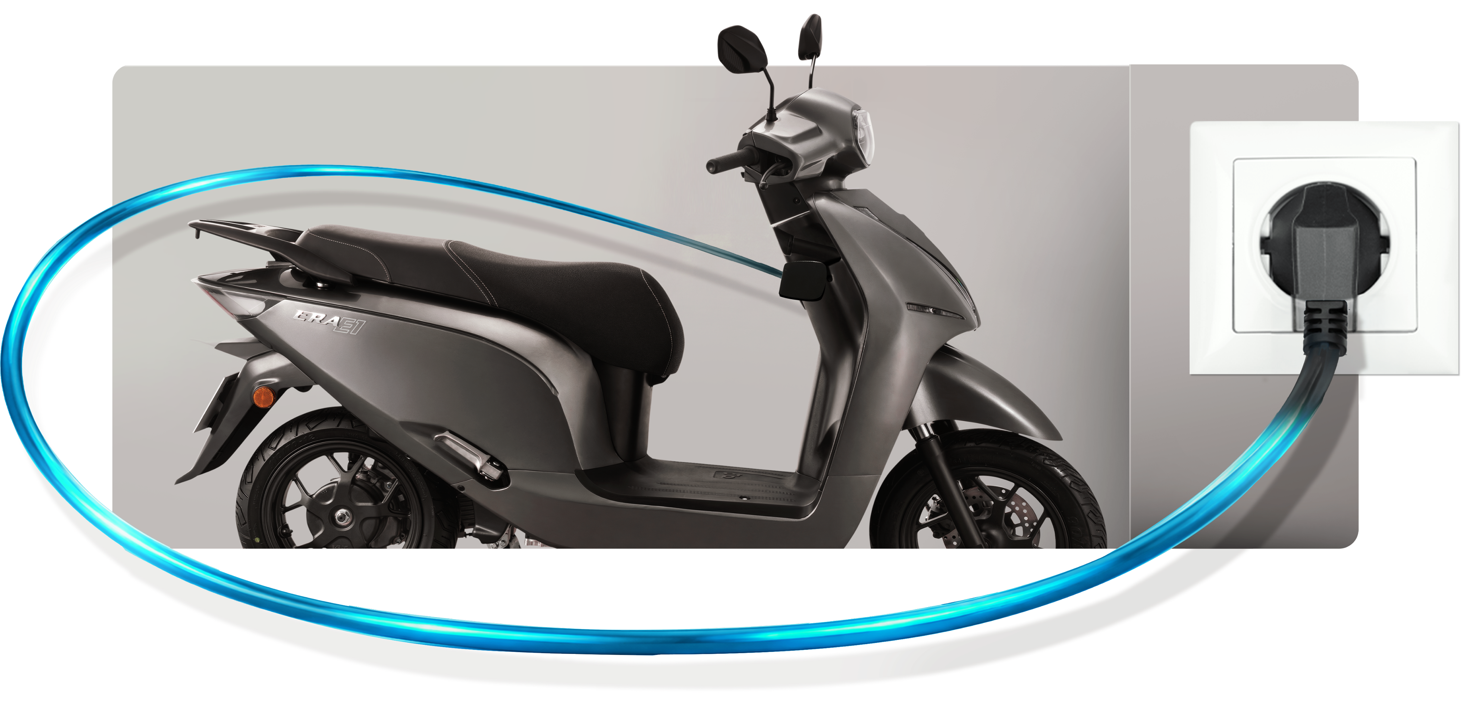 Sạc tích hợp sẵn trên xe ERA E1
