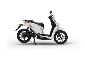 White Scooter