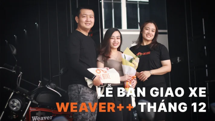 Dat Bike bàn giao lô xe Weaver++ đầu tiên đến khách hàng