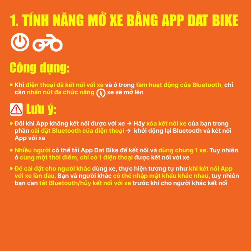  Mở xe bằng App Dat Bike