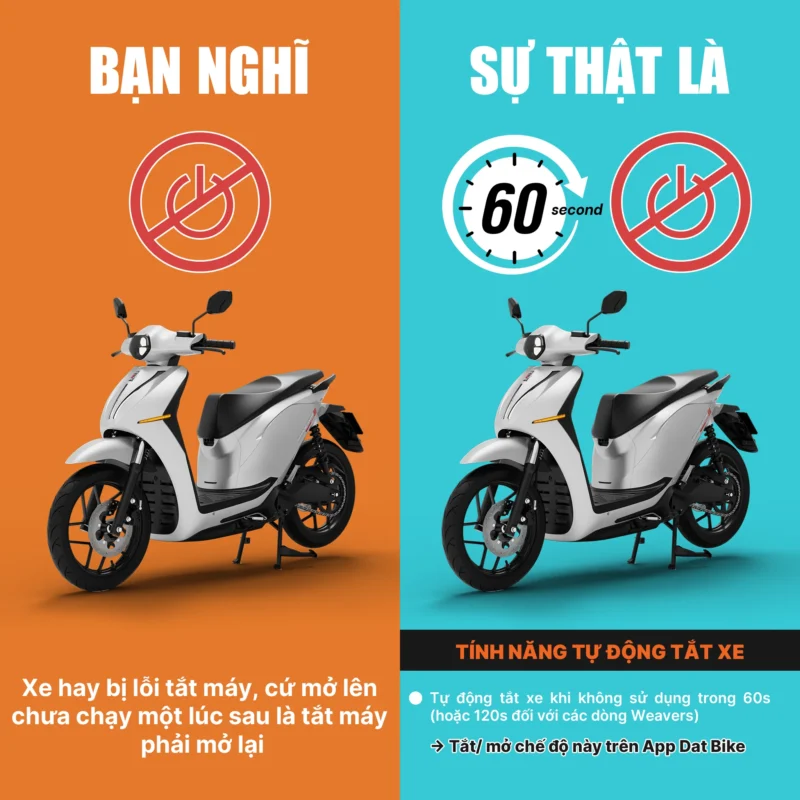 Xe tự tắt máy khi chưa chạy