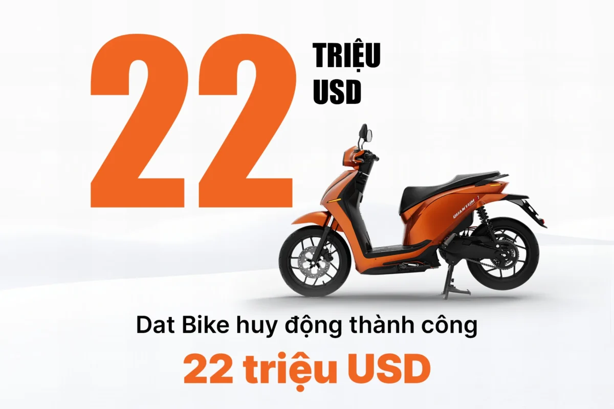 Dat Bike huy động thành công 22 triệu USD vòng gọi vốn Series B