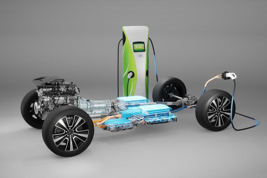 HEV là xe lai sử dụng cả động cơ xăng và mô-tơ điện
