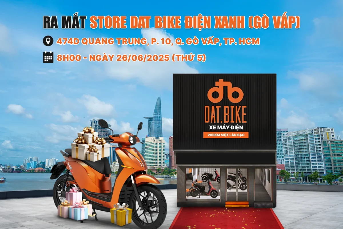 Dat Bike khai trương store thứ 20 tại Gò Vấp –Store Dat Bike Điện Xanh