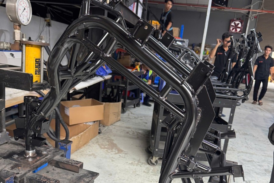 Độ chế khung xe Dat Bike có thể gây nứt gãy, lệch trọng tâm và giảm khả năng chịu tải