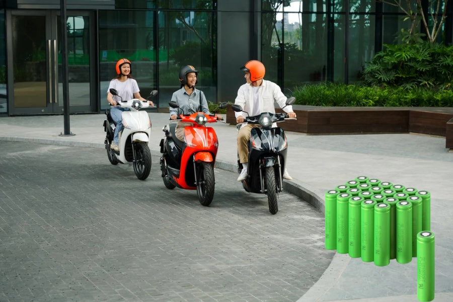 Pack pin Quantum Dat Bike cấu tạo từ cell pin LFP, BMS sensor và hệ thống quản lý pin