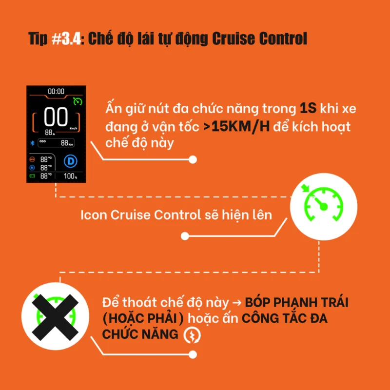 Chế độ lái tự động Cruise Control