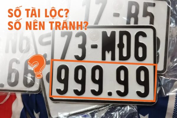 Ý nghĩa các con số trong phong thủy biển số xe