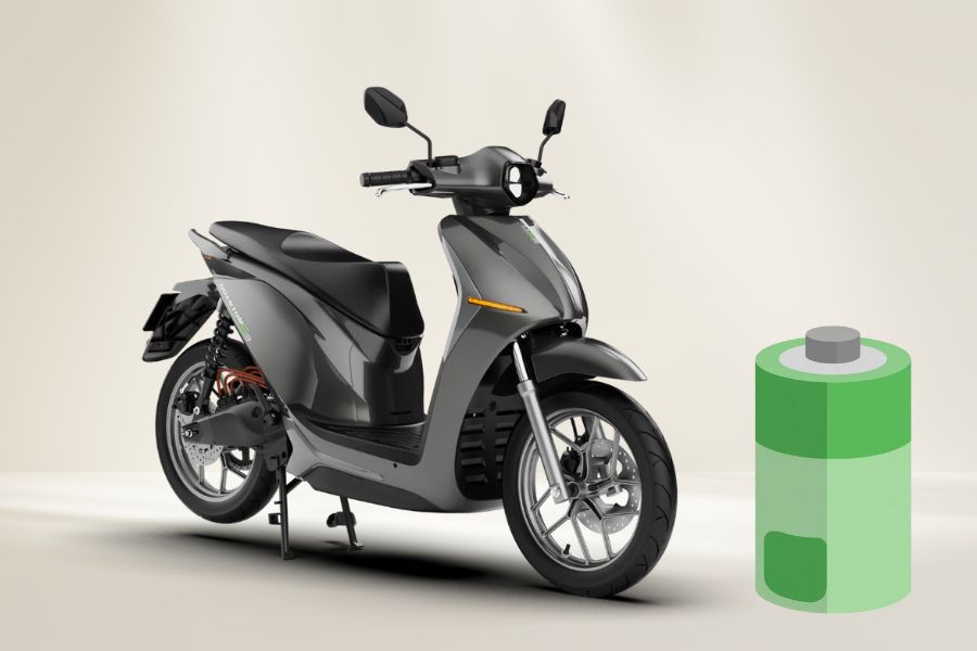 Pin là bộ phận lưu trữ và cung cấp điện cho động cơ và toàn bộ xe máy điện