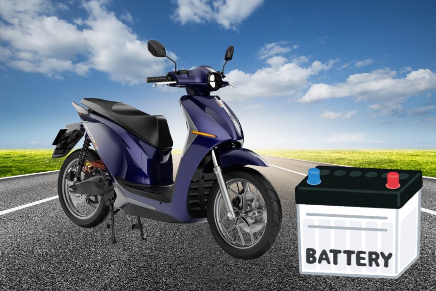 Cấu tạo pack pin xe máy điện Dat Bike gồm cell pin LFP, mạch BMS và BMS sensor kết nối