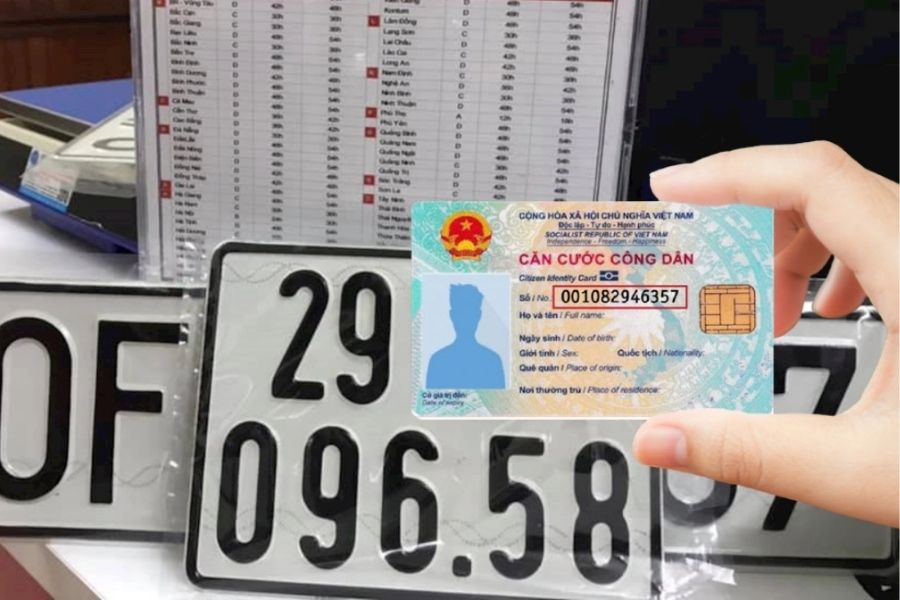 Biển số định danh sẽ gắn liền với mã định danh cá nhân của chủ xe Biển số định danh sẽ gắn liền với mã định danh cá nhân của chủ xe