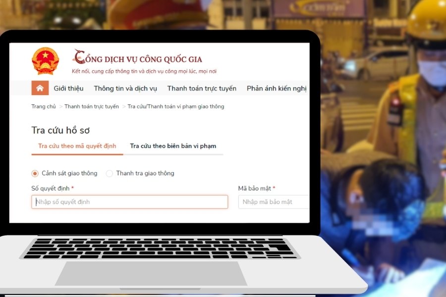 Truy cập dichvucong.gov.vn, nhập mã quyết định hoặc biển số xe để thanh toán trực tuyến Truy cập dichvucong.gov.vn, nhập mã quyết định hoặc biển số xe để thanh toán trực tuyến