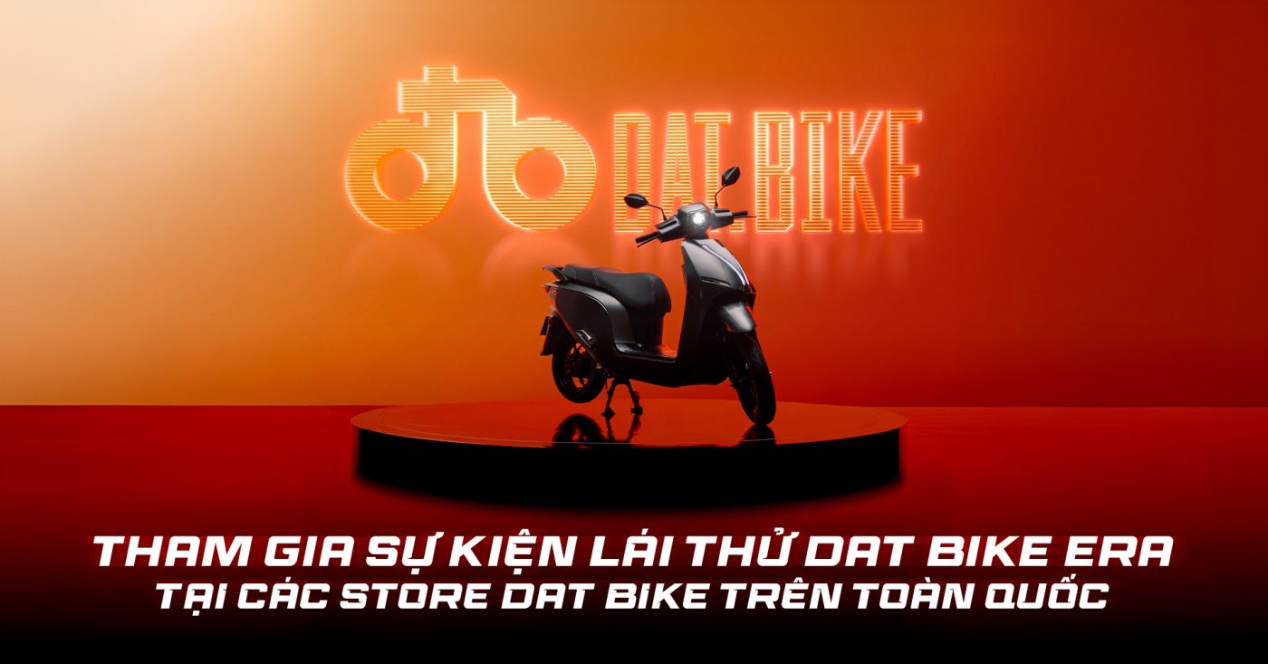 Tham gia lái thử xe máy điện Dat Bike tại các cửa hàng trên toàn quốc
