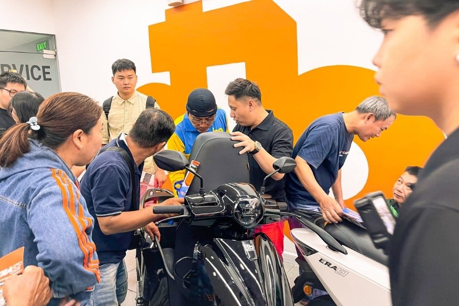 Dat Bike bền nhờ động cơ mid-drive chống nước IP67 cùng pin Lithium tuổi thọ lên tới 25 năm