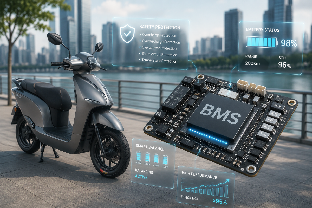 BMS là gì? Tại sao hệ thống quản lý pin BMS quan trọng với xe máy điện